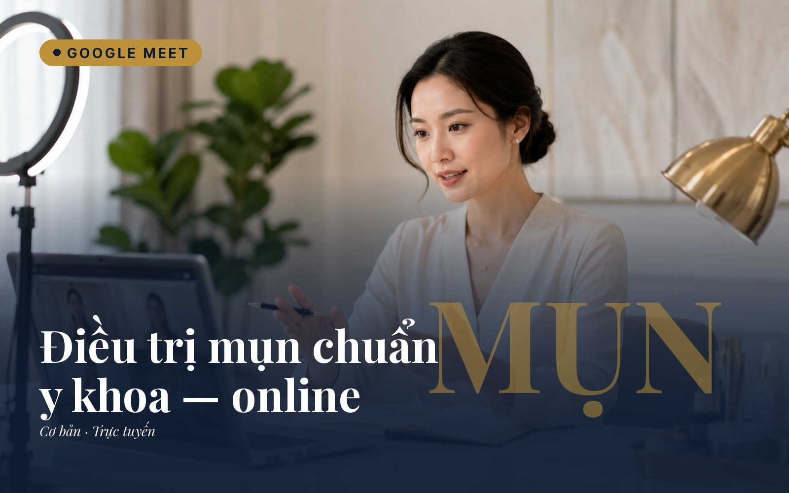 Điều trị mụn chuẩn y khoa online